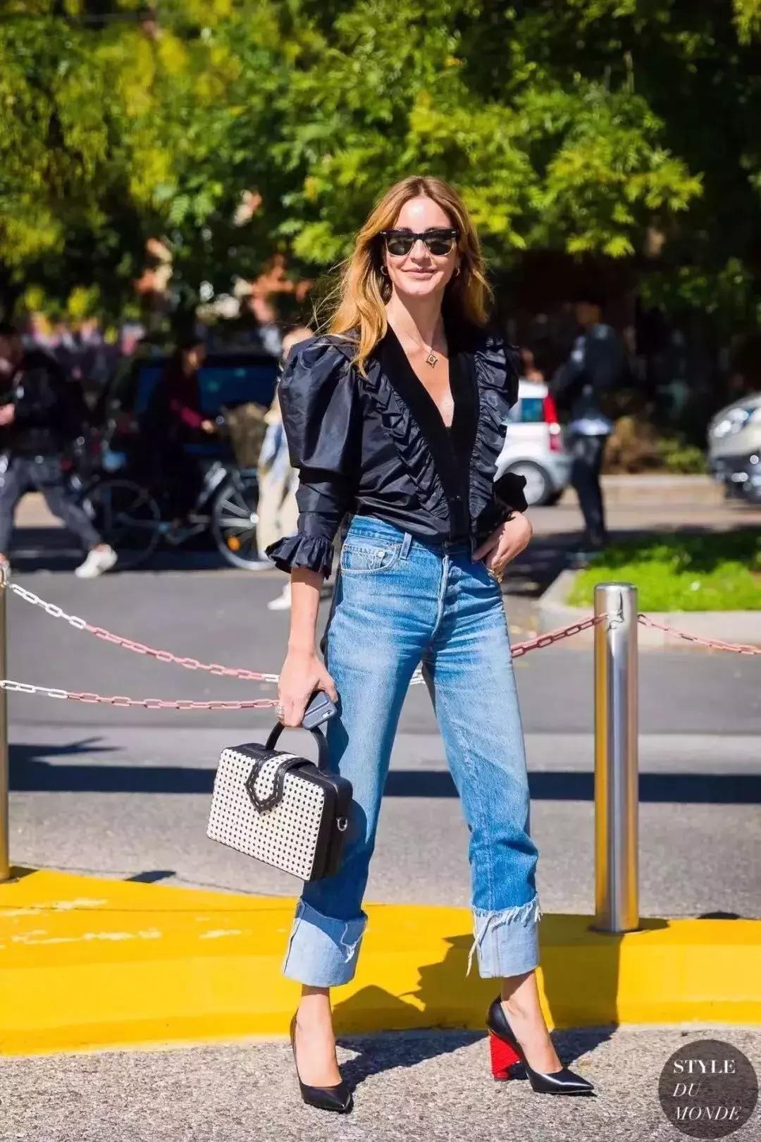 什么牛仔裤卷边好看还好穿,男士百搭休闲修身裤卷边裤夏款