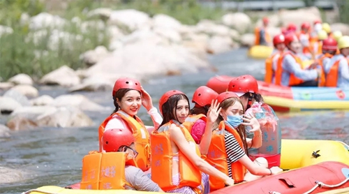 尧山免费玩水,尧山几个漂流区