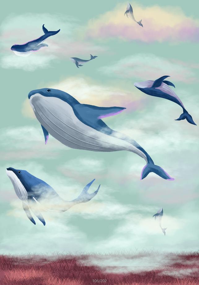 psd绘画背景素材,梦幻背景素材高级感绘画