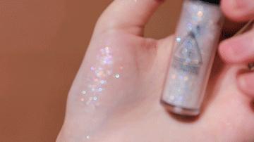 14色眼影盘画法,女团感亮片眼妆