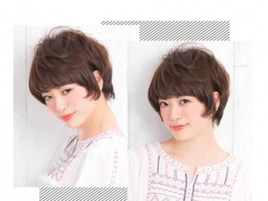 短发圆脸适合什么短发,圆脸型流行什么短发发型图片大全