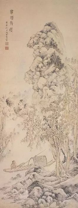 明代夏芷国画山水作品高清大图,明代100幅山水精品赏析第二辑