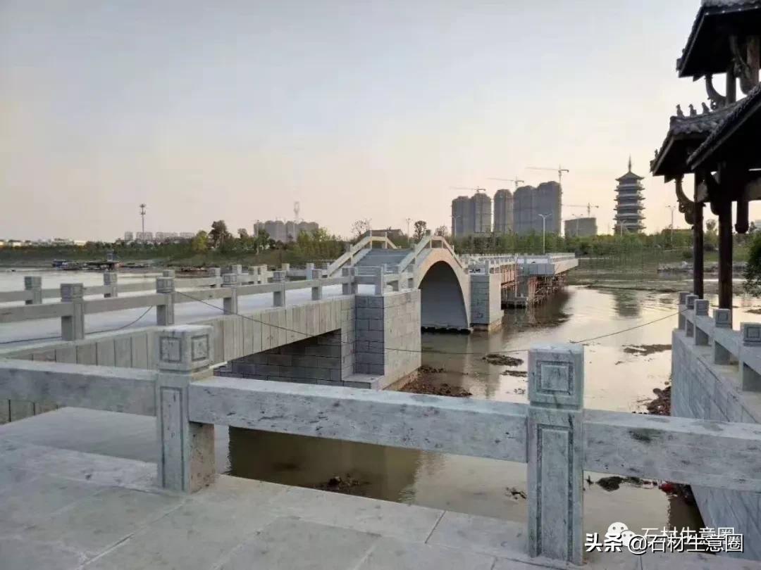 g682花岗岩河道栏杆,湖南河道花岗岩石栏杆