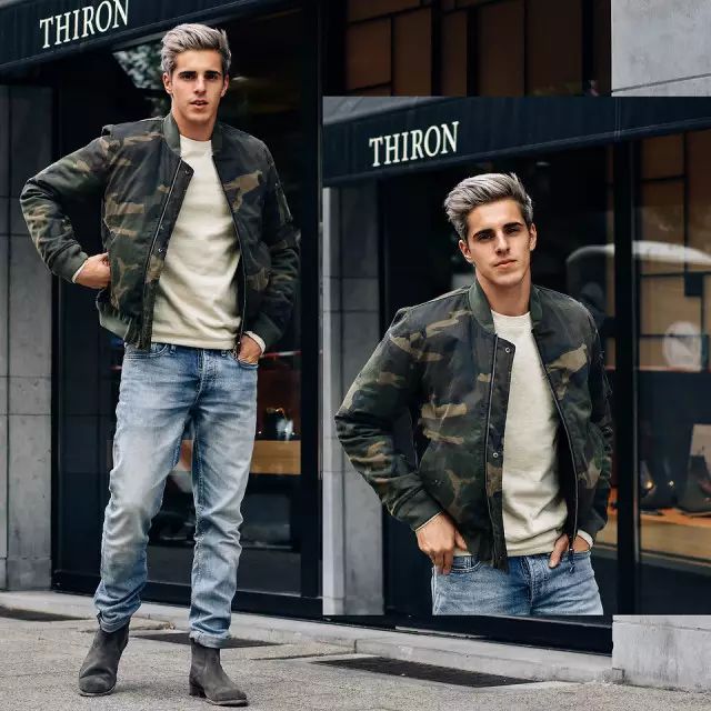 夏天穿搭男生一定要学会的穿搭,型男穿搭皮衣是男人最man的单品