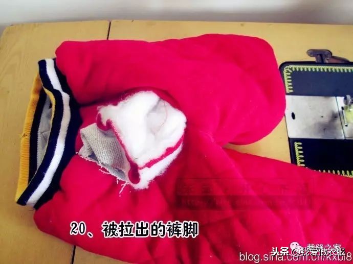 儿童棉裤缝制教程,男士双层棉裤的裁剪图