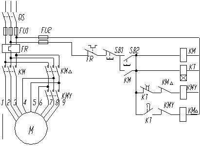 三相异步电动机的启动控制线路图,三相异步电动机控制线路