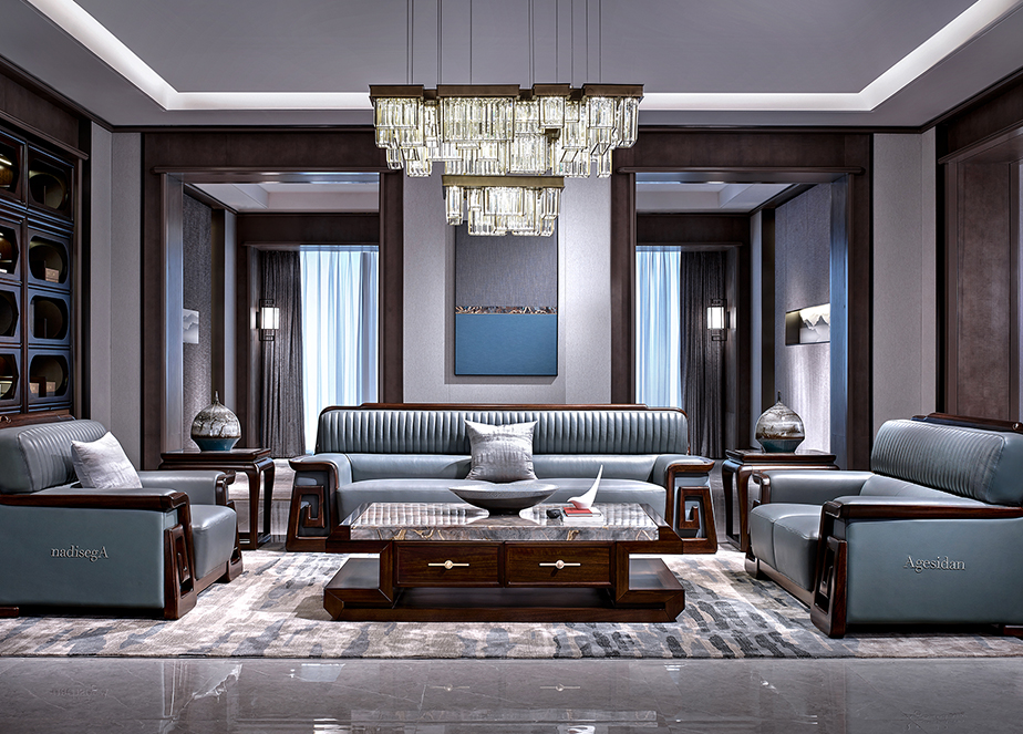 深圳雅阁斯丹中式沙发,雅阁斯丹现代轻奢沙发