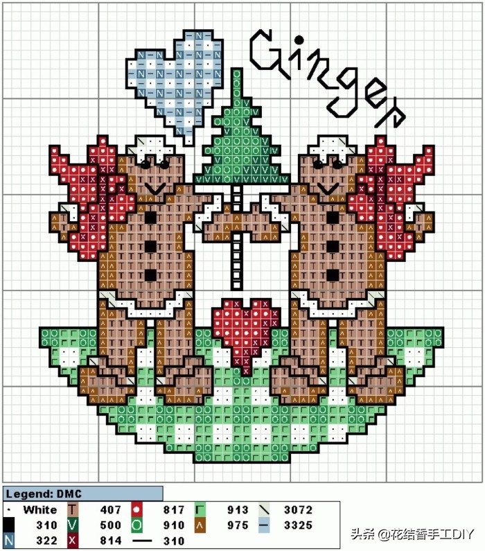 小型十字绣图案大全免费,简单好绣的十字绣图案