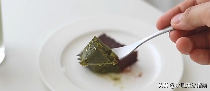 抹茶巧克力砖的制作,超好吃巧克力砖