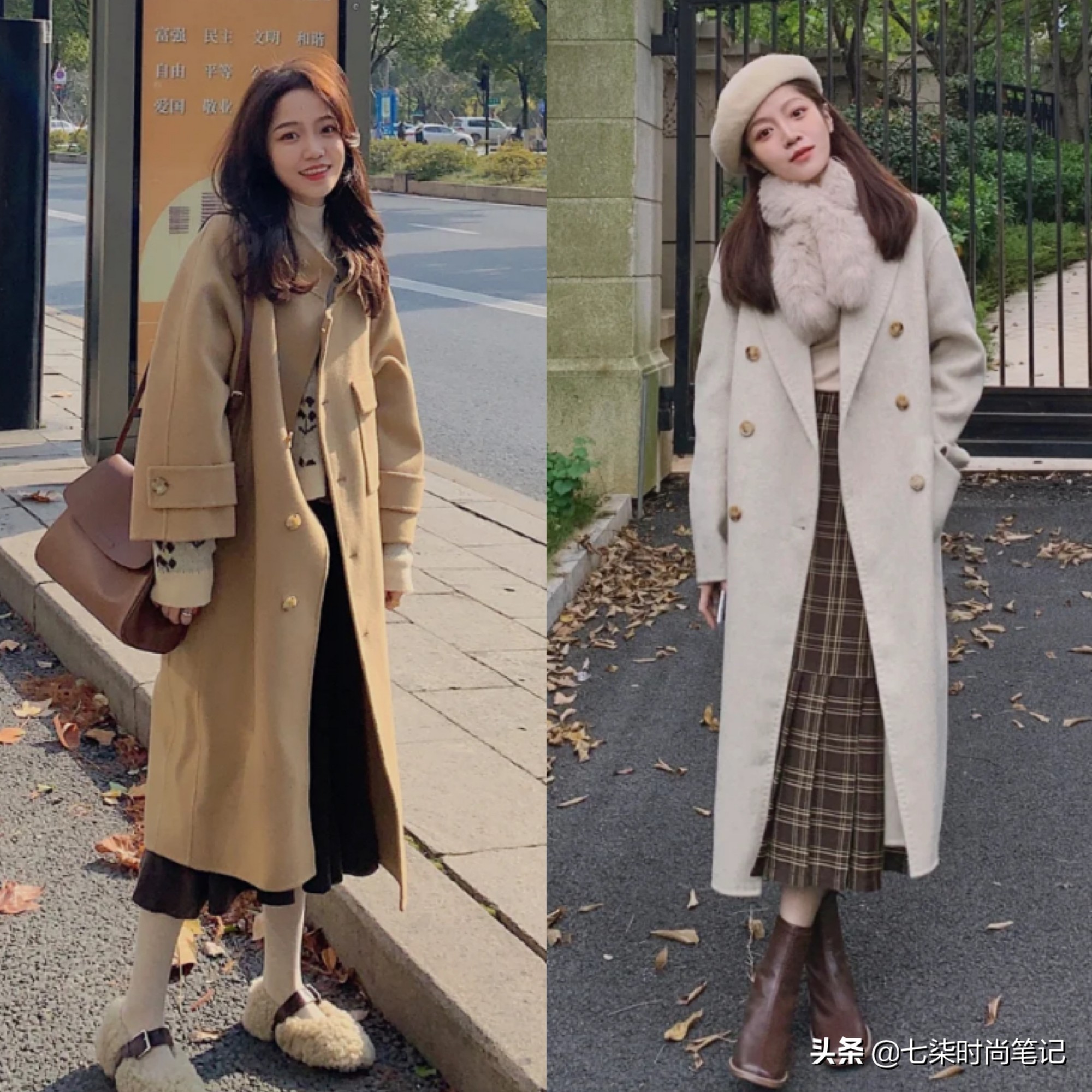 好看又保暖的韩系穿搭,秋冬韩系轻熟风穿搭攻略