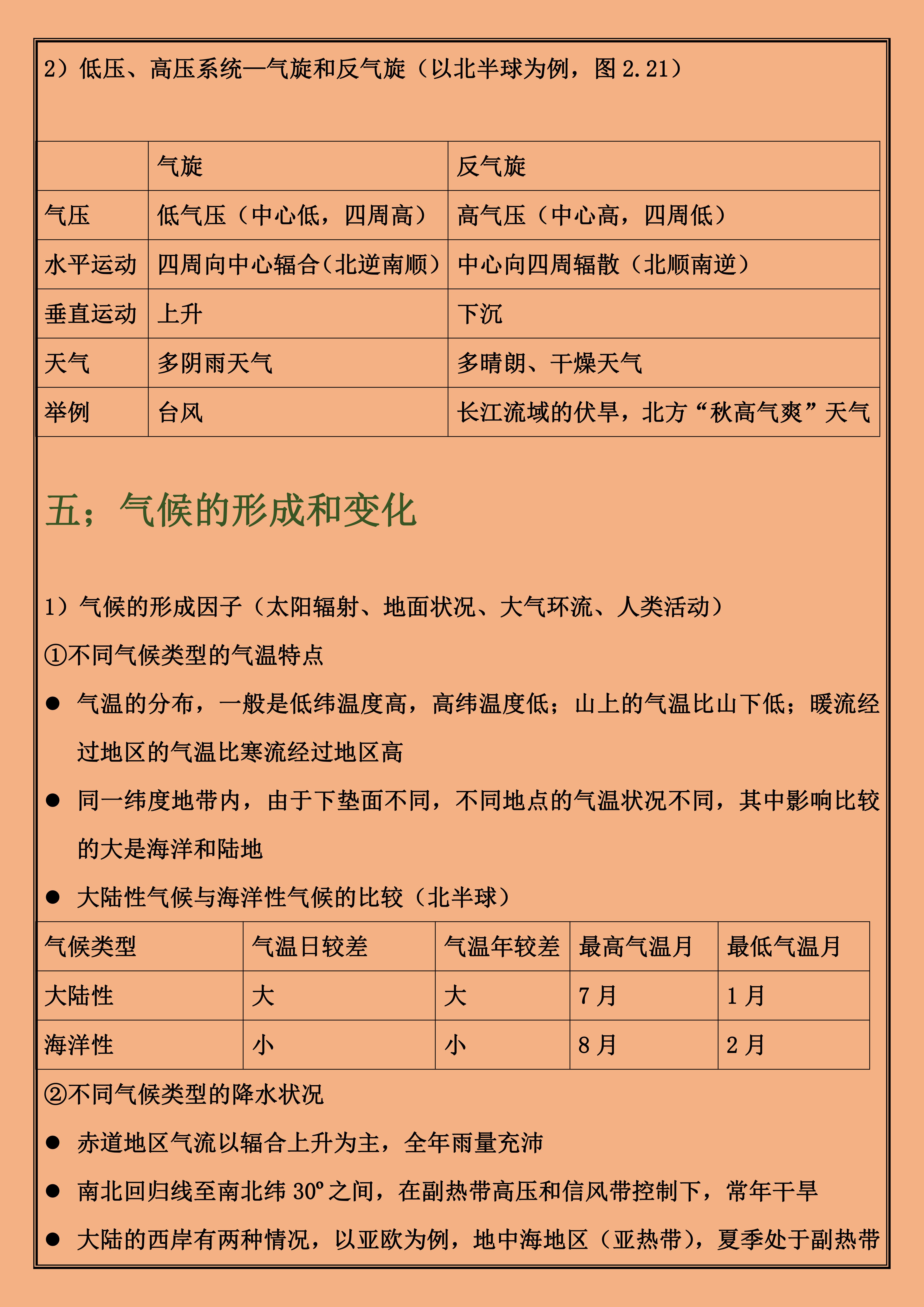 2020年高三地理复习知识点总结,高三地理环境保护知识点