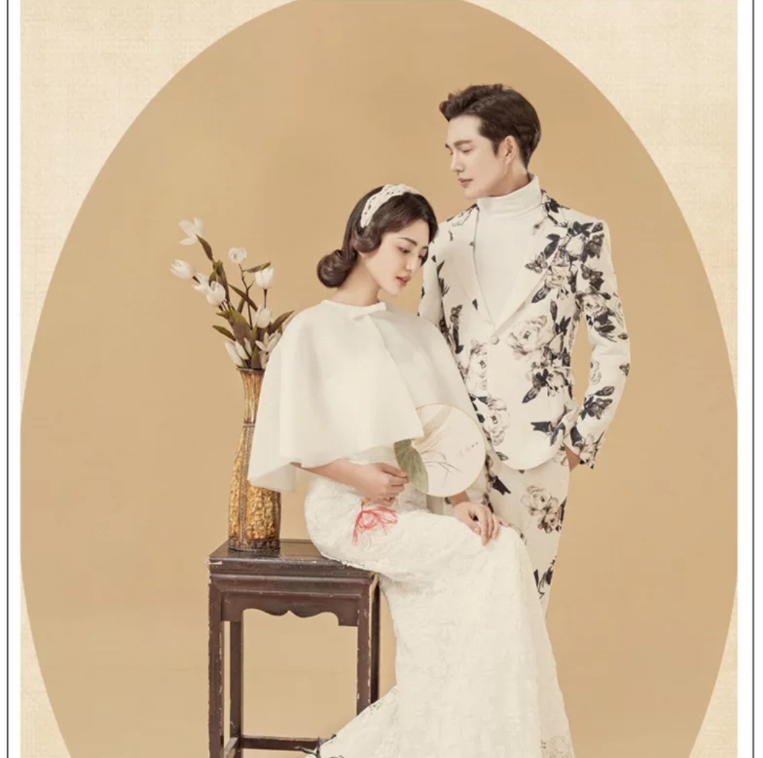 分享一组夏日室内婚纱照,9组室内婚纱照风格