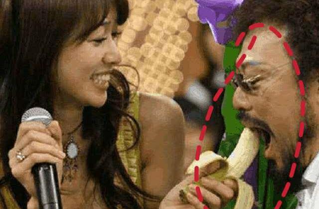 10年前，林志玲当众喂男星吃香蕉，强颜欢笑却难受的吐舌头