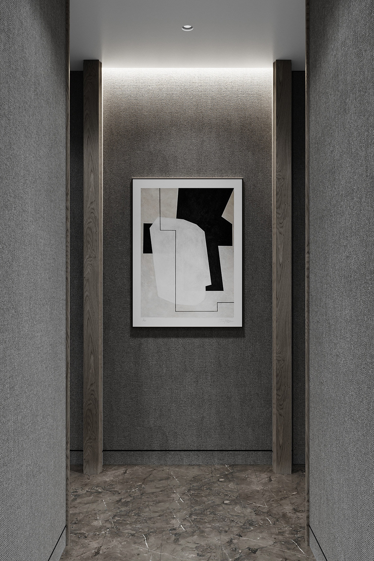 轻奢风格干净的空间,轻奢原木风装修高级感