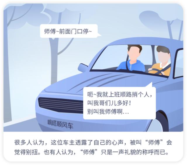 顺风车主该怎么称呼？大数据告诉你，8成人不喜欢叫“师傅”
