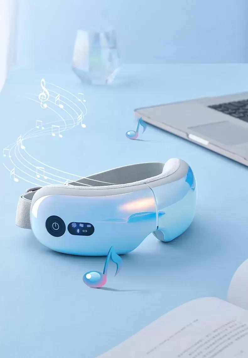 菠萝君新品，H1护眼按摩仪，按摩、热敷、听音乐样样行