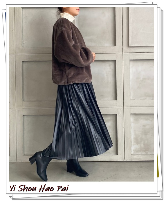 草绿茧型大衣怎么搭配好看,羊毛大衣各种颜色穿搭