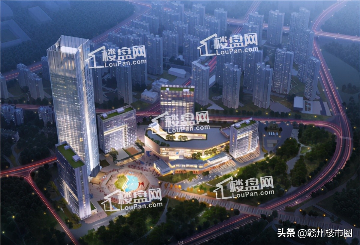 赣州富力现代城地块分布图,赣州富力蓉江之星规划