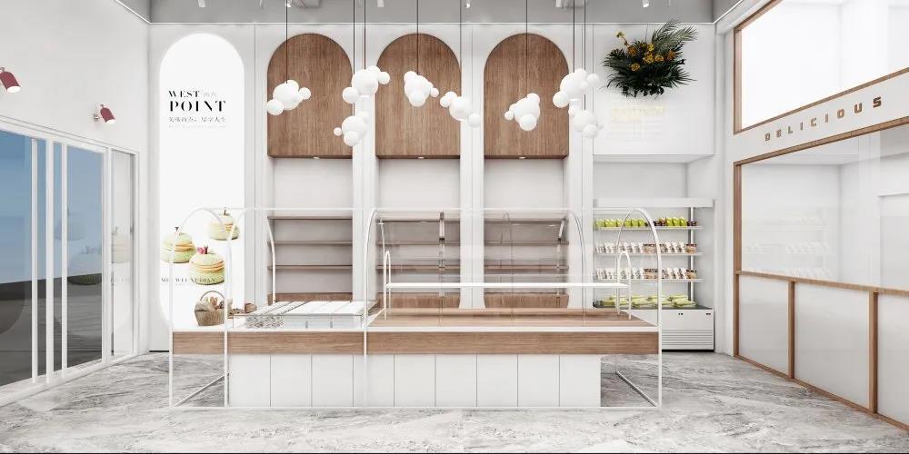 蛋糕店简装修风格图片,新中式蛋糕店极简风格