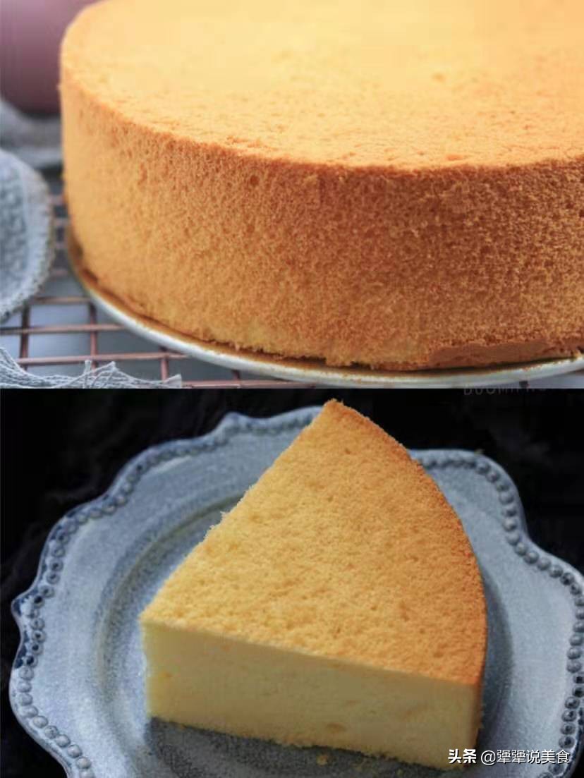 在家自制戚风蛋糕烤箱简易做法,在家烤箱做戚风蛋糕的配方与视频