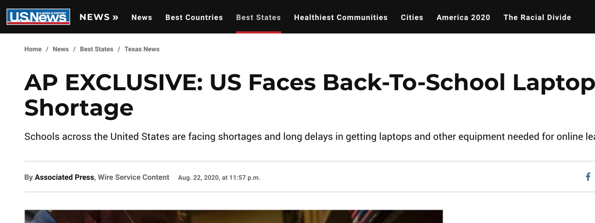 开学却无新电脑可用,美国禁令之下,美国学生缺少几百万台电脑