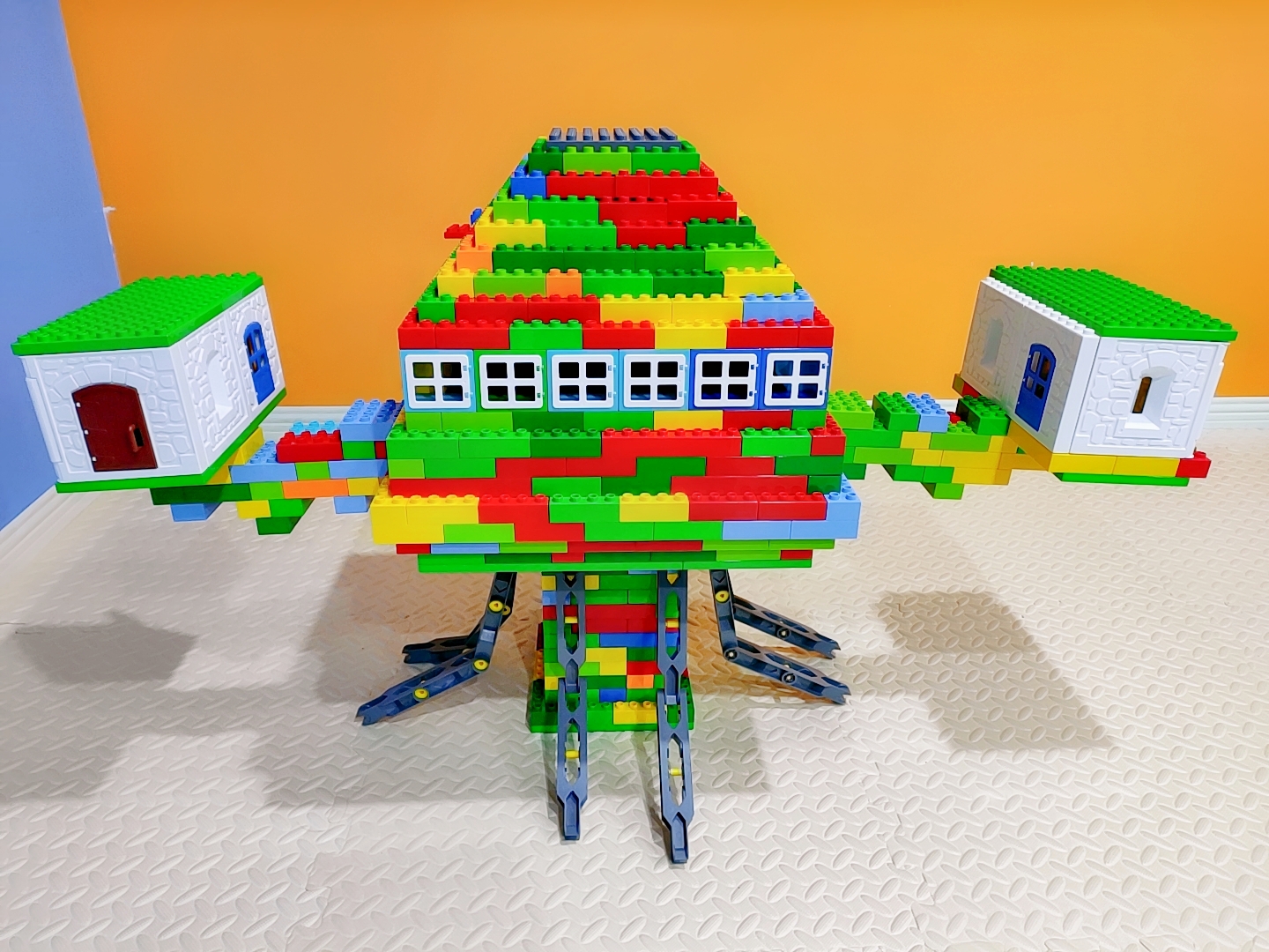 乐高积木的神仙玩法,乐高积木哥斯拉的玩法