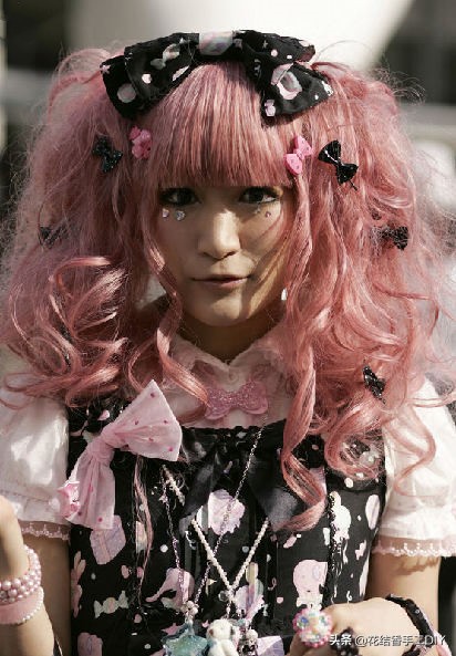 洛丽塔Lolita蝴蝶结,附详细教程,只看“lo娘”服饰,别看相貌哈