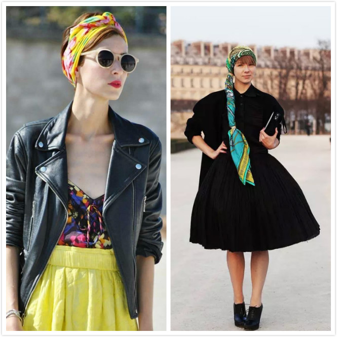 简单又时髦的丝巾系法你学到了吗,十八种丝巾系法教您变美丽