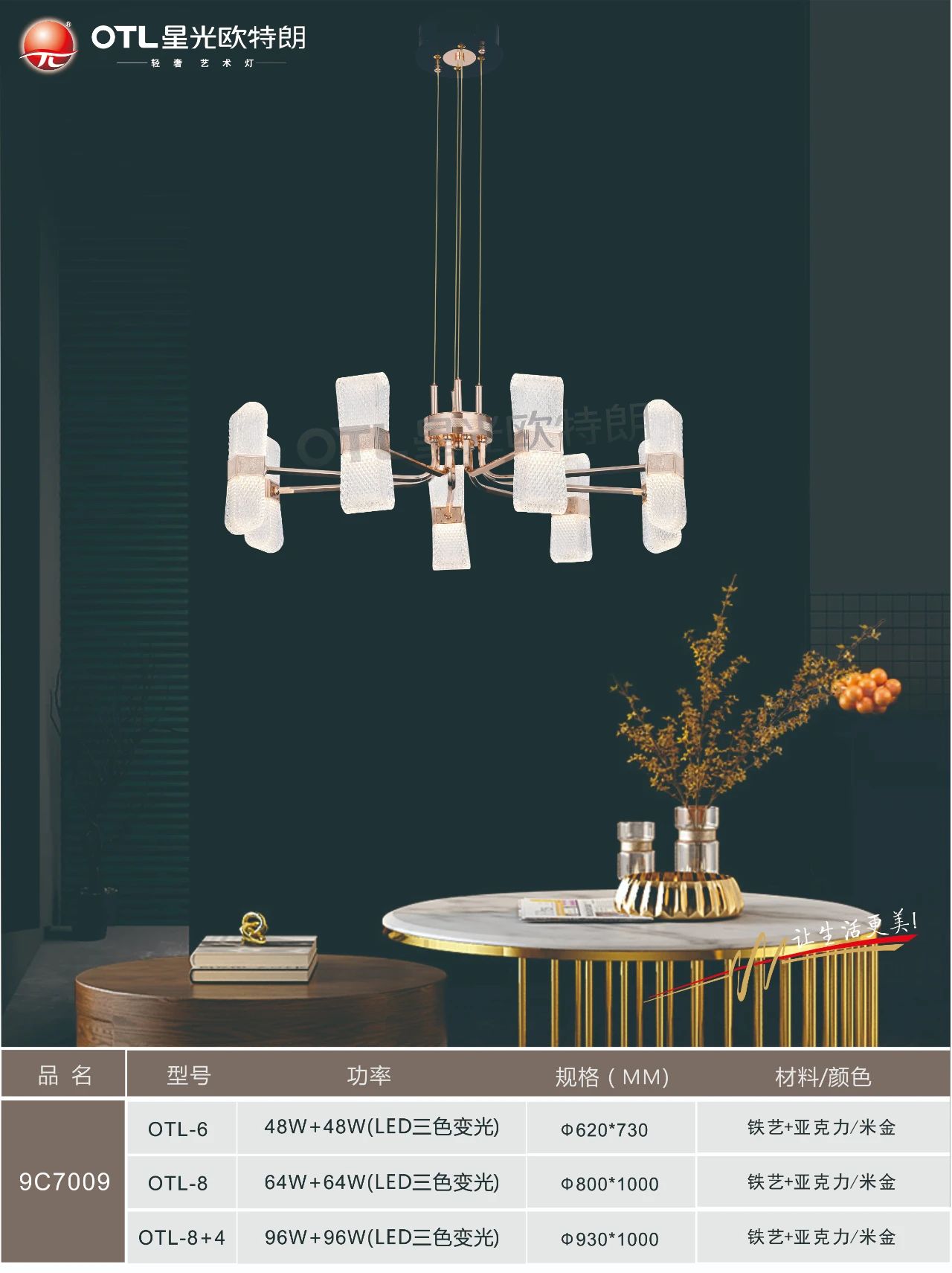 星光欧特朗照明,星光欧特朗灯具是几线品牌的