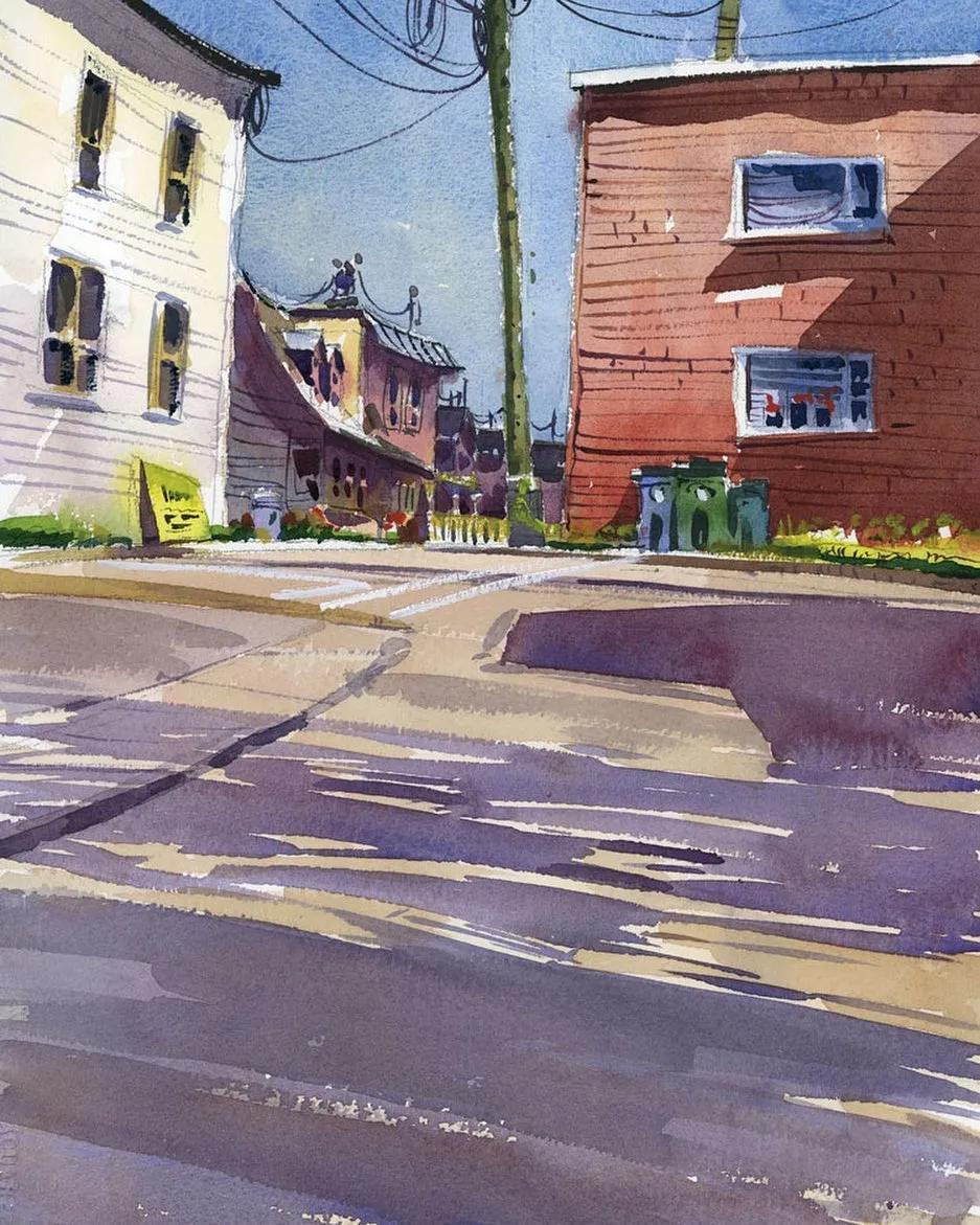 酣畅淋漓的水彩,酣畅淋漓水彩