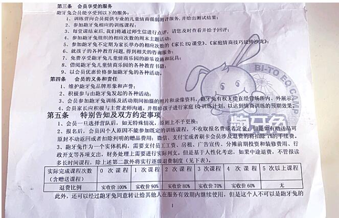 成都龅牙兔退费,龅牙兔退费