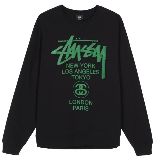 stussy新品春季,stussy经典圆领
