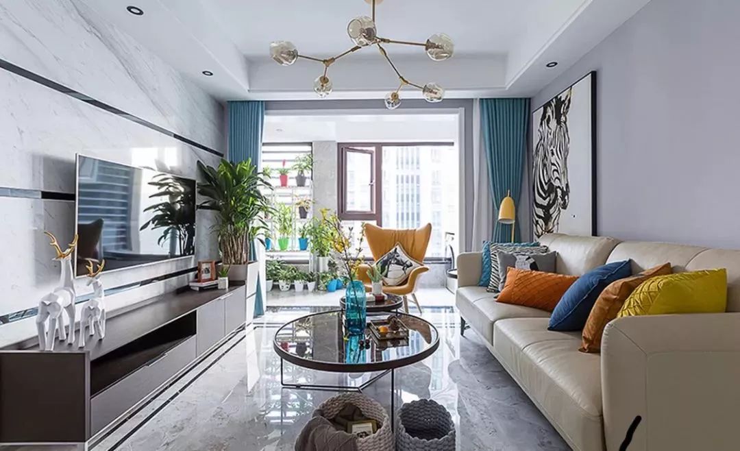 客厅地砖搭配效果图,客厅750x1500瓷砖墙横铺还是竖铺