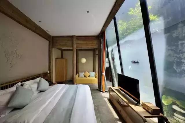 安徽黄山脚下的徽派建筑民宿,黄山徽派民宿哪家好