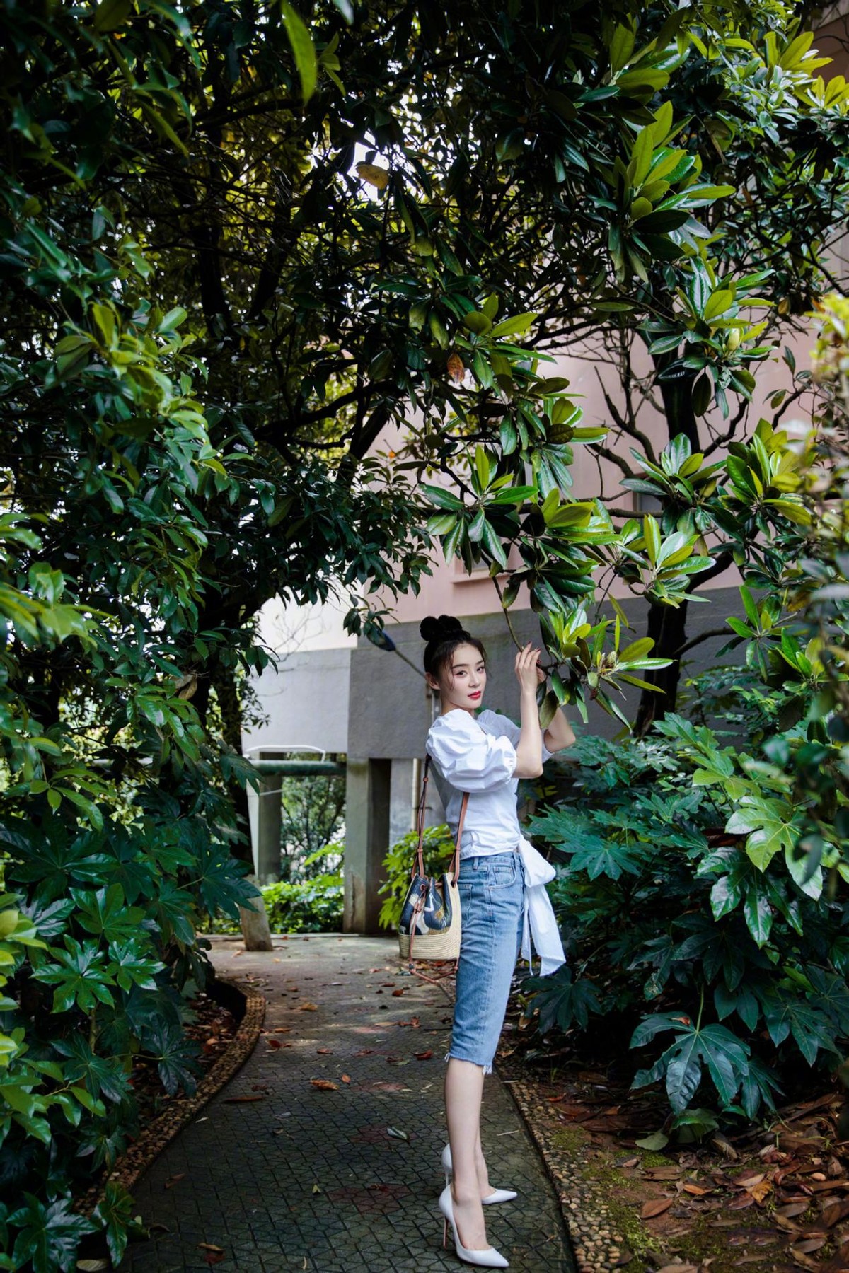 袁姗姗牛仔裤穿搭图片,袁姗姗穿牛仔裤搭配