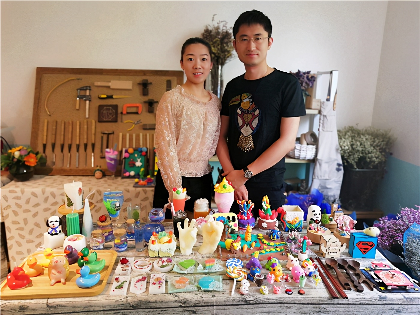 diy手作店铺加盟,ekon手作创意基地蓝田店