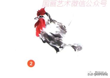 画鸡技法教学,任伯年写意画鸡