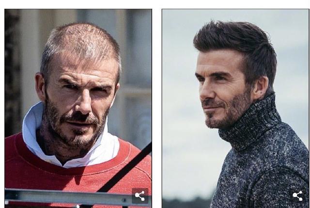 贝克汉姆为什么剃光头都那么帅,男神贝克汉姆