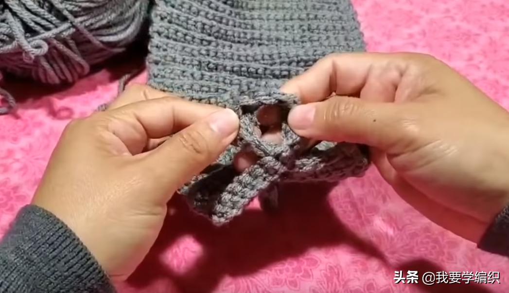 女生发带编辫子教程,女士中长发用发带编头发教程