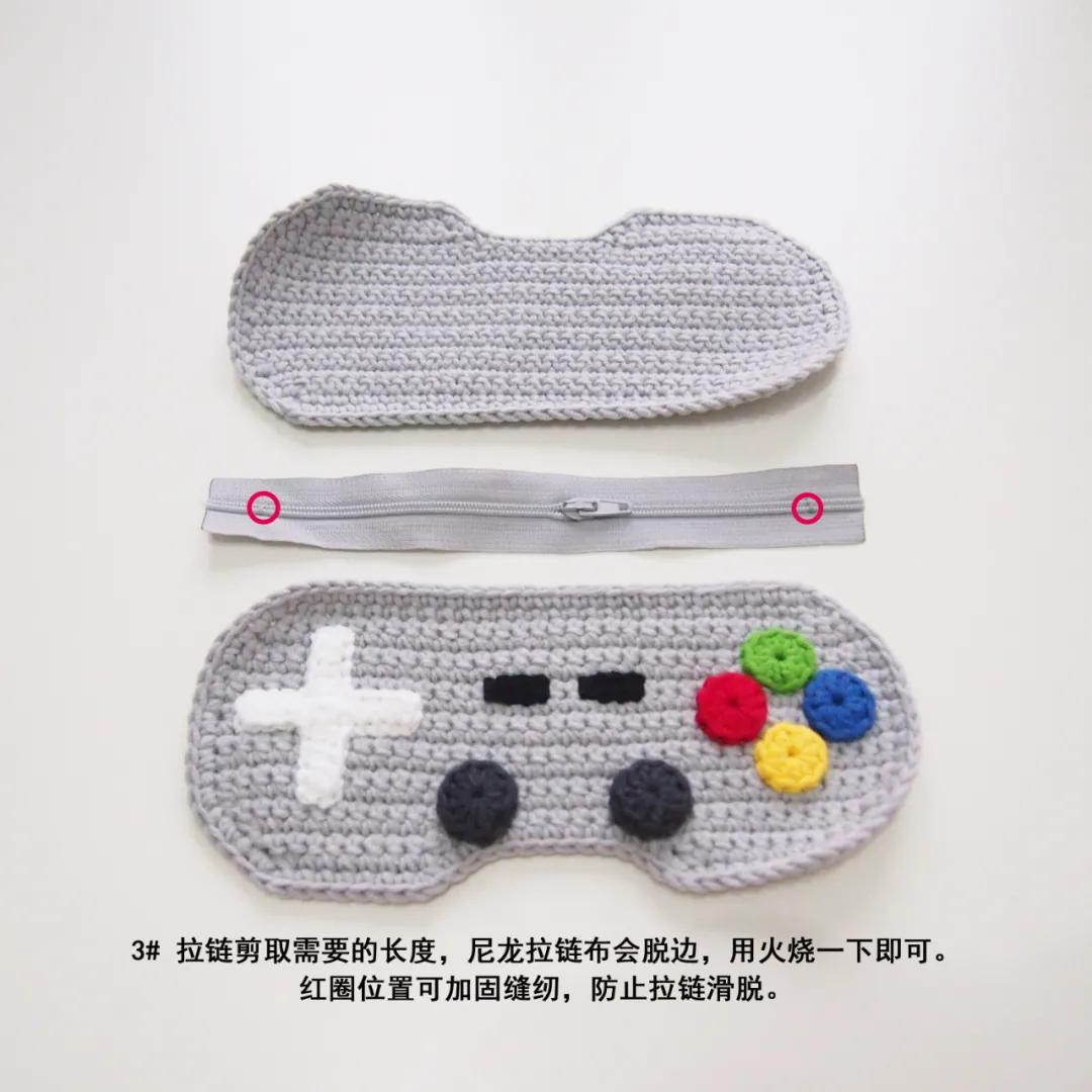 手柄包包钩针教程,钩针编织平板电脑包教程