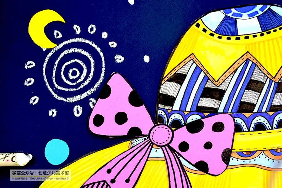 小朋友画太阳帽,夏日太阳帽怎么画