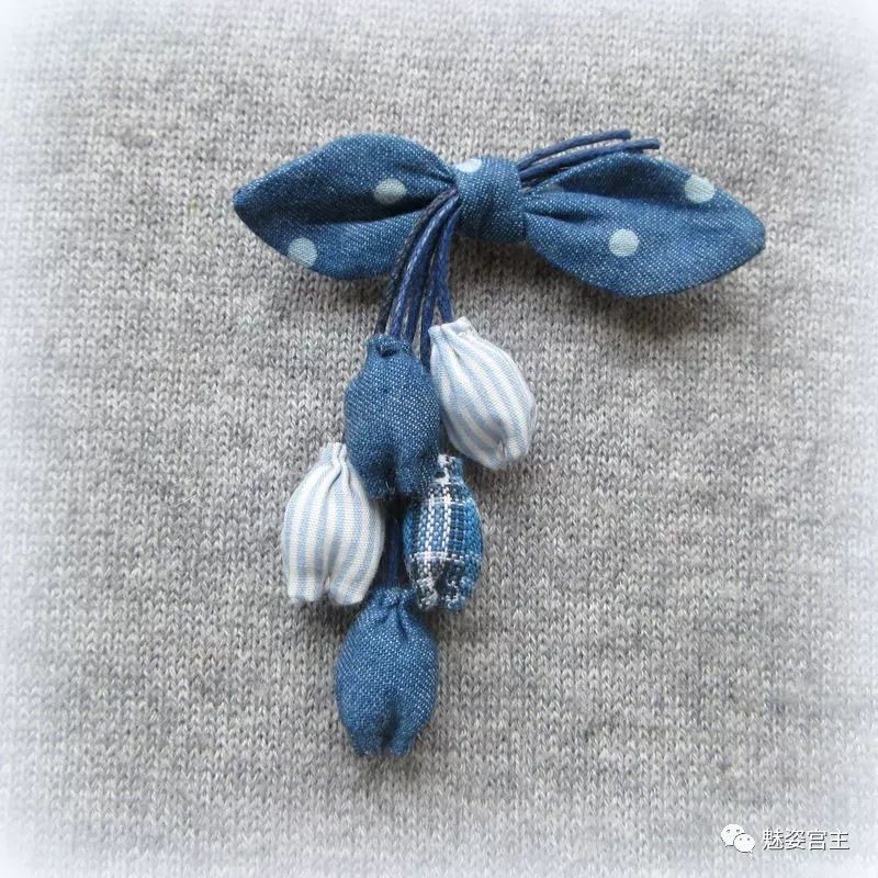 怎么制作花朵手工布料教程,怎么用剩下的布料做衣服上的小花