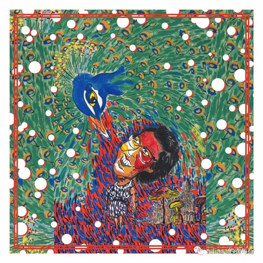 从服装外企高管到独立设计师,她把文学作品做成丝巾系在脖子上