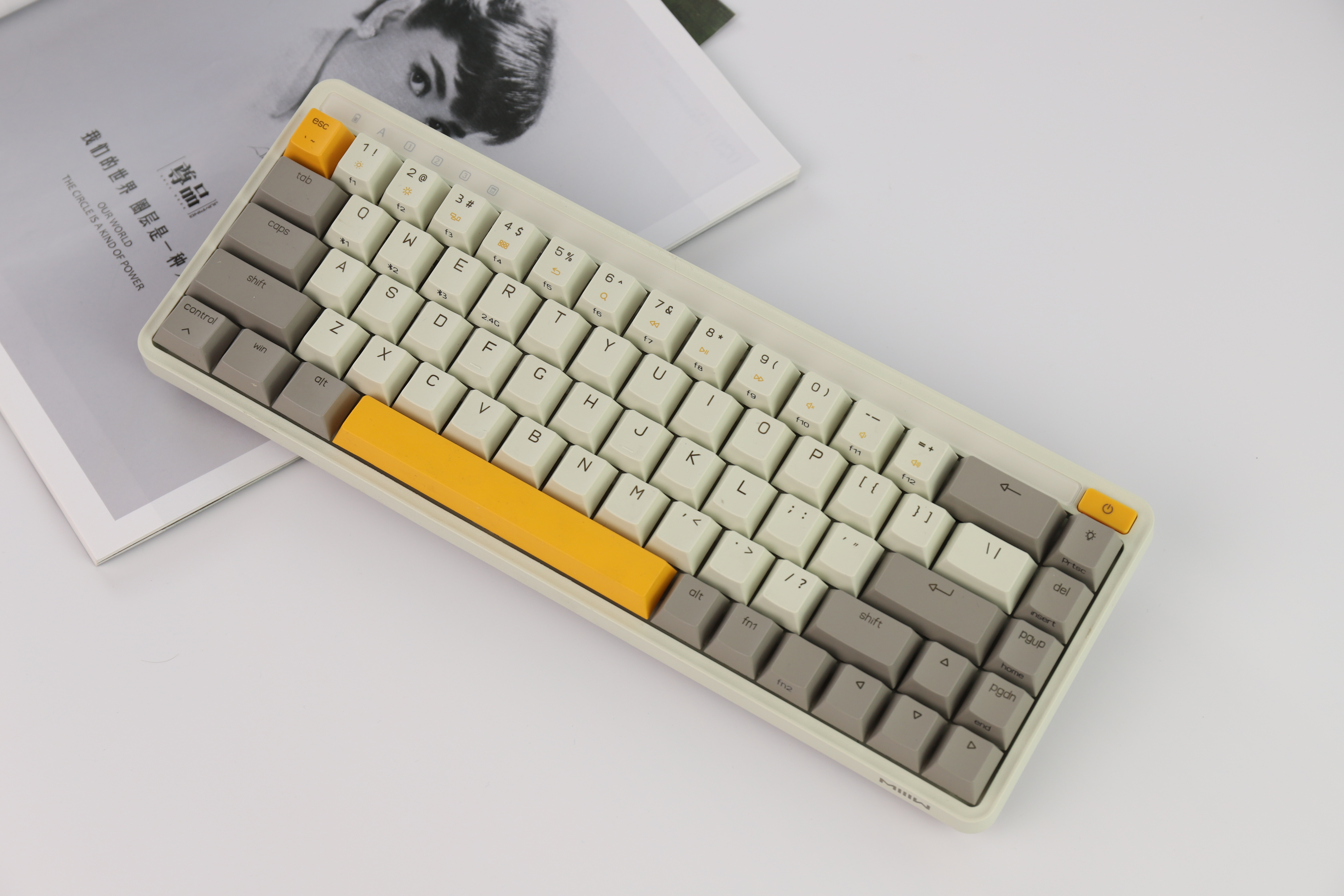 米物art三模机械键盘体验,米物art68键盘