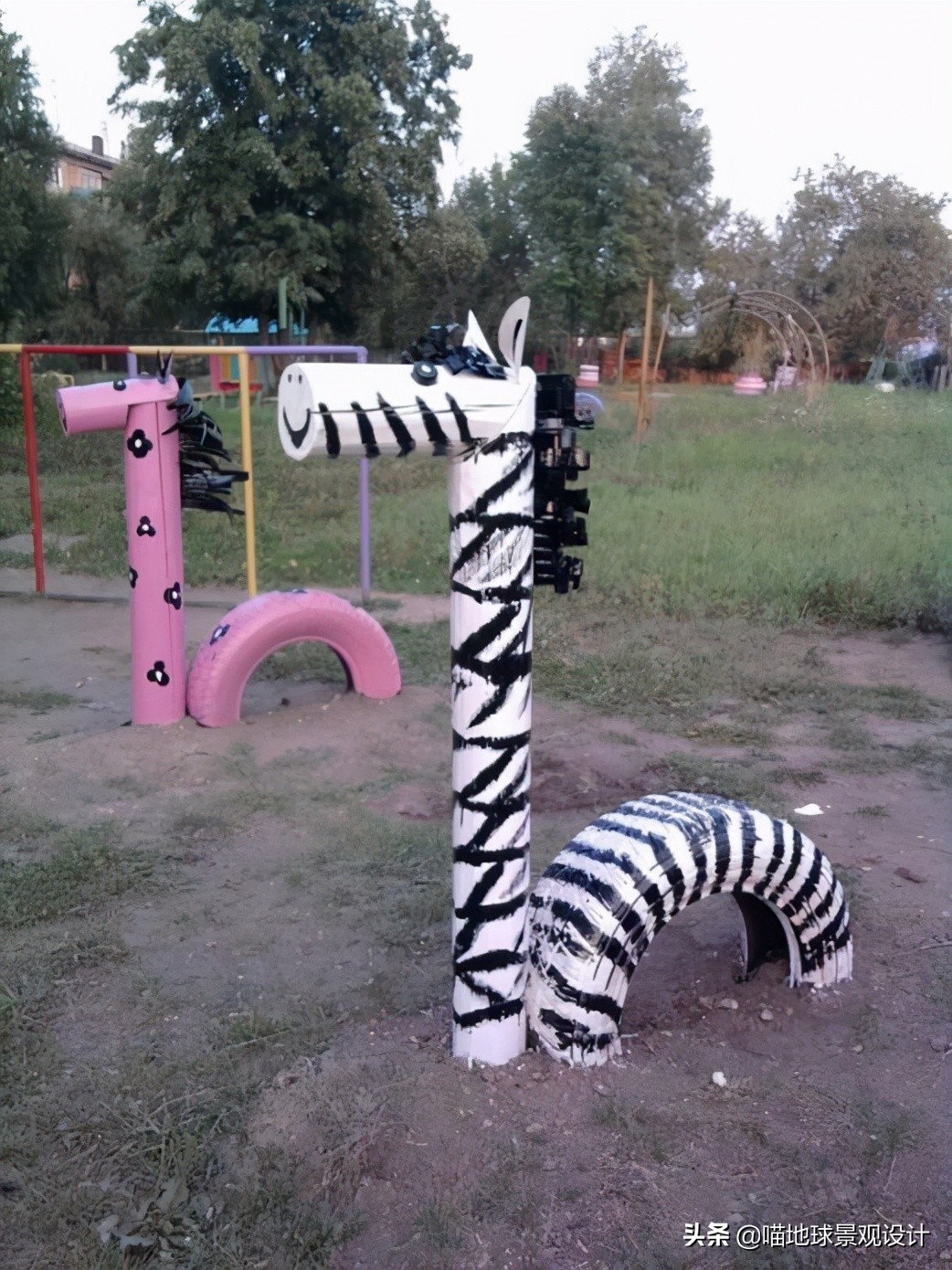 废旧轮胎再利用脑洞大开创意无限,废旧轮胎利用创意作品