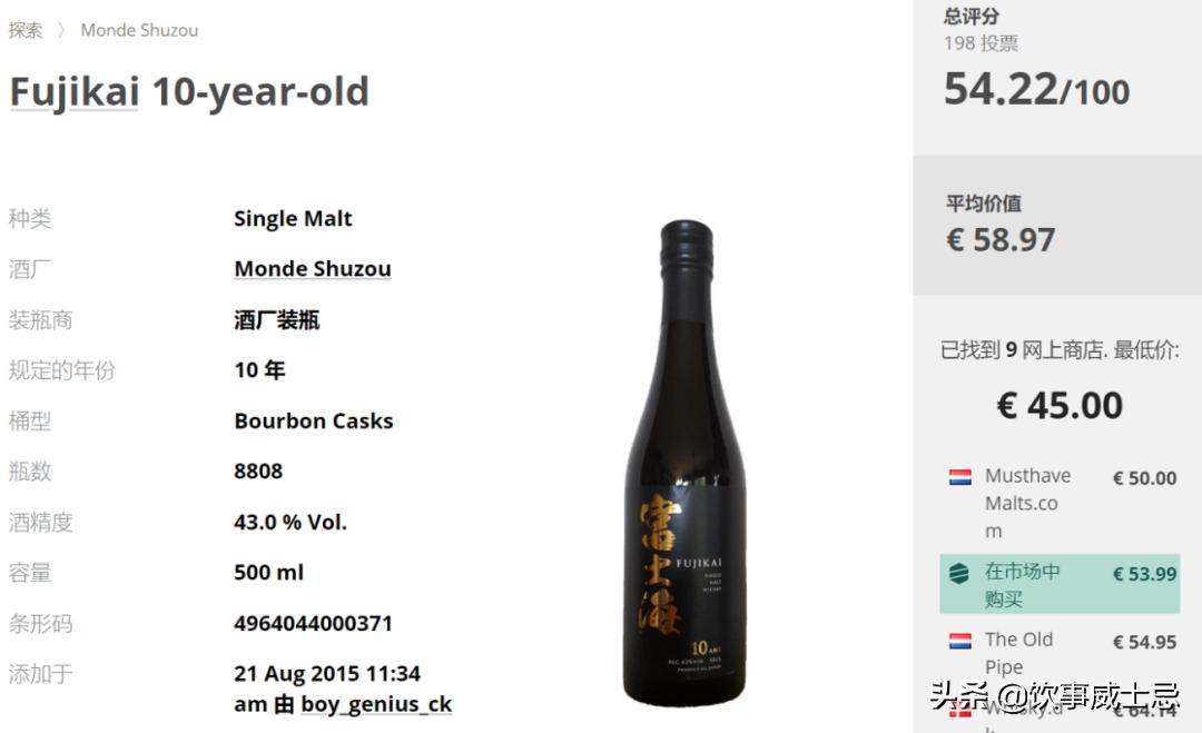 whisky品牌排名,whisky排名