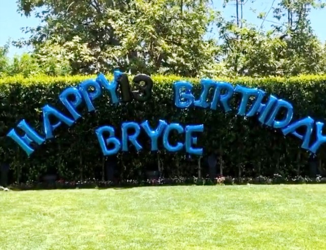 詹姆斯祝贺自己儿子生日,詹姆斯为小儿子庆生