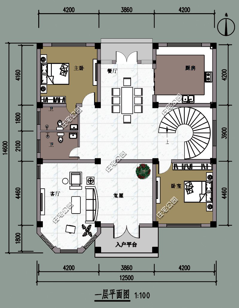 10套农村别墅合集中式小院,二层带露台18万左右乡村别墅