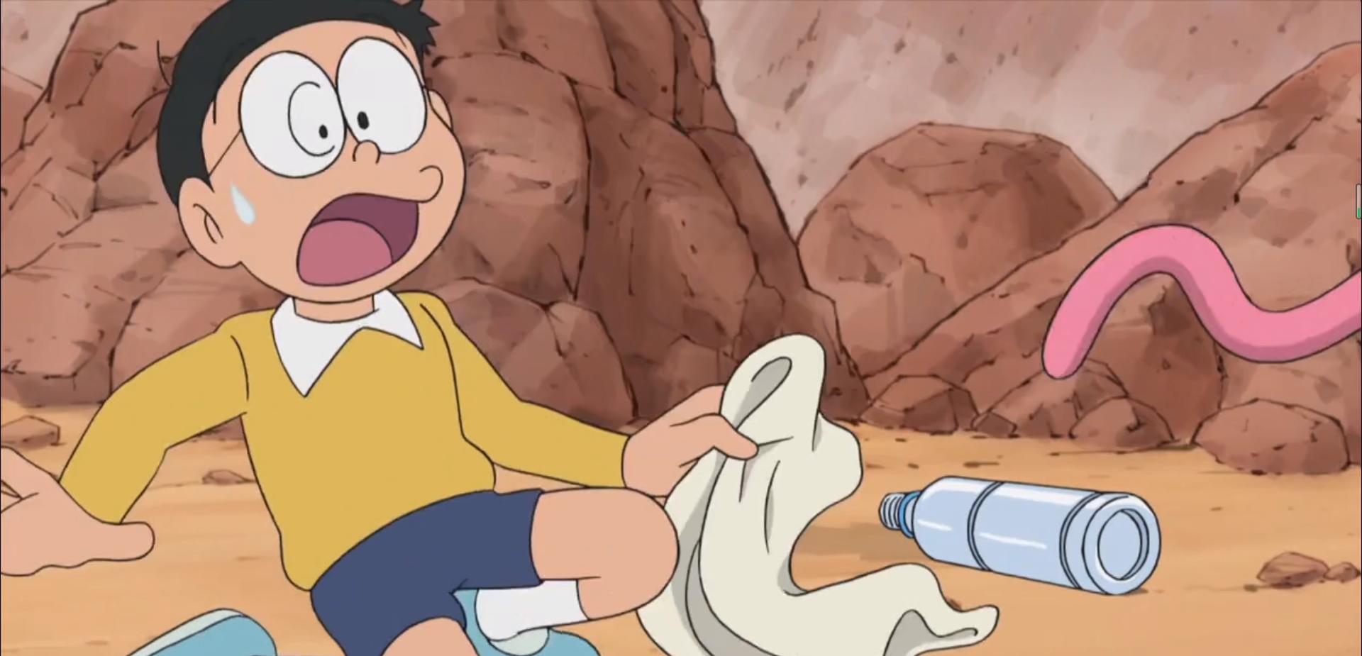 哆啦a梦被关在海底监狱 (哆啦a梦火星人来访)