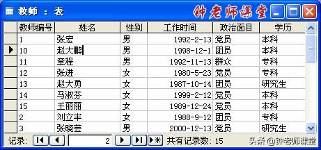 access数据表的操作,access数据表基本操作